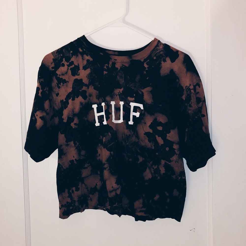 cropped HUF cut t shirt!!